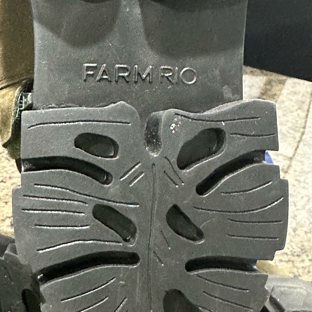 FARM Rio Embroidered Olive Boots - Picture 13 of 14